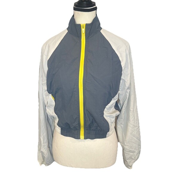 Fabletics Women's Alayia Color Block Storm Cloud Jacket & Track Pant Set Sz S - Picture 3 of 16